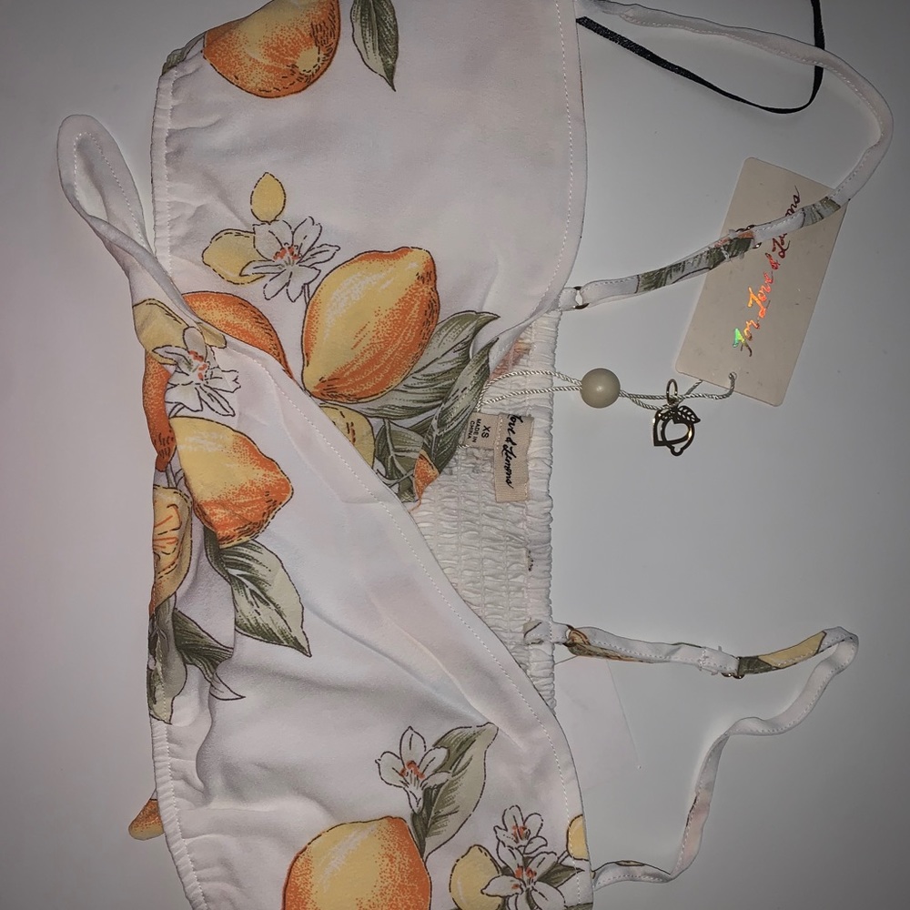 For Love and Lemons Wrap Top